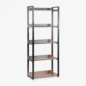 Ariaster Stalen En Houten Planken Zwart - Sklum