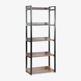 Ariaster Stalen En Houten Planken Zwart - Sklum