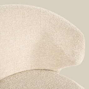 Eleonora Mateo Bruin Potige Eetstoel Beige