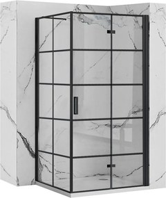 Rea Molier Black 90x90 douchewand