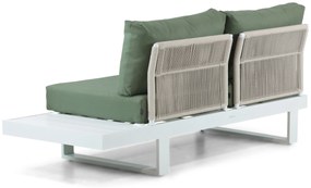 Hoek loungeset 5 personen Aluminium Wit  Lifestyle Garden Furniture Lorenzo