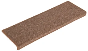 vidaXL Trapmatten 15 st 65x25 cm bruin