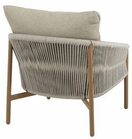 4 Seasons Outdoor Milos loungestoel amber Loungestoel   taupe weerbestendig