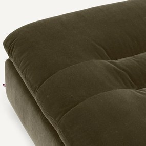 Modulaire fluwelen voetensteun, GIULIANO