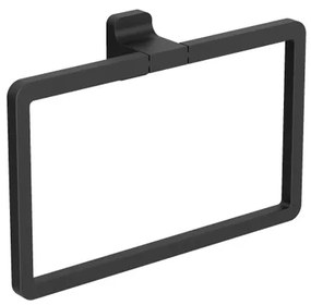 Crosswater Rotar Handdoekring - 23x15.5cm - mat zwart RT013M