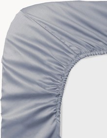 Boxspring hoeslaken Ava, katoensatijn, H 50 cm