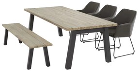 Taste by 4 Seasons Derby sportbench 200 cm SALE  Tuinbank    houtkleur weerbestendig