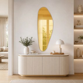 Spiegel met goudkleurig spiegelglas – Pure Collection R46