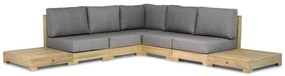 Loungeset 5 personen Teak Old teak greywash Santika Furniture Santika