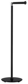 Smedbo Outline Lite Toiletrolhouder - 14.5x61.5x14.5cm - RVS Mat Zwart FB635