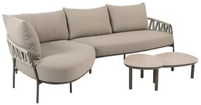 Taste by 4 Seasons Calma chaise loungebank terre Loungebank   bruin weerbestendig