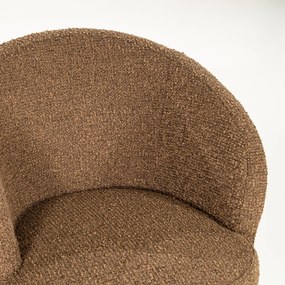 Eleonora Livia Eetstoel Hout Frame Bruin