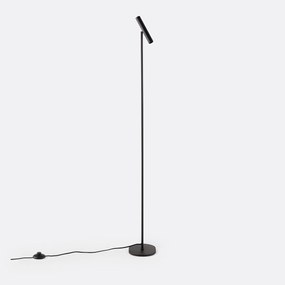 Voetlamp/leeslamp in ijzermetaal, richtbaar, Joha