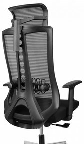 Niceey Ergonomische Bureaustoel - Met Hoofdsteun - Verstelbaar - Zwart