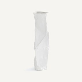Geometrische vaas in mat keramiek, H51 cm, Risa