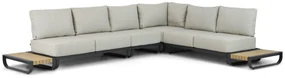 Hoek loungeset 6 personen Aluminium Grijs Lifestyle Garden Furniture Venice