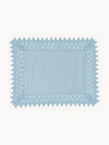 Placemats Flavia met kantrand, 2-delig