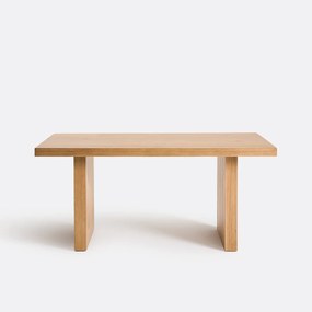 Vaste eettafel van massief grenen, 4 tot 6 personen, Malu