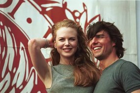 Kunstfotografie Comedians Nicole Kidman and Tom Cruise in Venice in 1999, (40 x 26.7 cm)