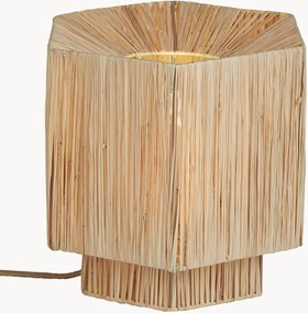 Tafellamp Panama van raffia