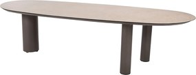Taste by 4 Seasons Cannes tuinset 9-delig - Denia tuintafel 290x110 cm - terre ceramic print