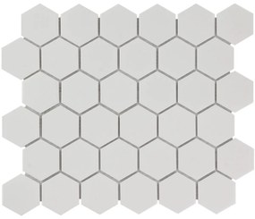 The Mosaic Factory Barcelona hexagon mozaïek tegels 28x33 extra wit