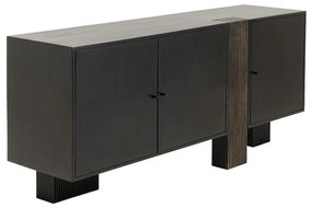 Kare Design York Design Dressoir Zwart Hout - 170x42x77cm.