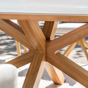 Garden Impressions Scot tuintafel ovaal 230x115 cm – Napoli sand - light teak look