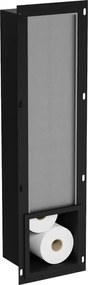 Mexen X-Wall-B toiletpapiermagazijn, zwart - 1975