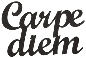 Homemania Wanddecoratie Words 50x38 cm staal zwart