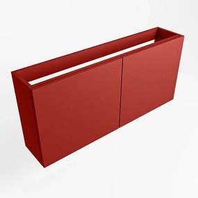 Mondiaz FOWY fonteinonderkast - 110x22x50cm - 2 deuren - push to open - softclose - Fire FOWYTO110Fir2D