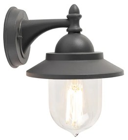 Romantische buitenwandlamp donker grijs - Oxford