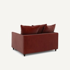 2-zits omvormbare bank van fluweel, Lazare
