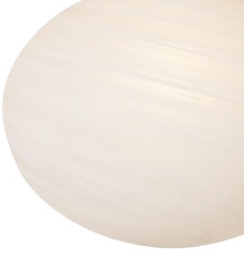 Eettafel / Eetkamer Art Deco hanglamp goud met opaal glas 9-lichts - Yani Art Deco G9 bol / globe / rond rond Binnenverlichting Lamp