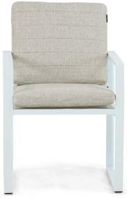 Tuinstoel Aluminium Wit Lifestyle Garden Furniture Nuno