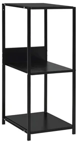 vidaXL Boekenkast 33,5x39,6x79,7 cm spaanplaat zwart