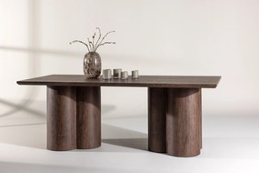 Jörn Eettafel - Oakly - 210x100 cm - Eikenhout Bruin Fineer - Jorn