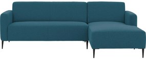 Goossens  Key West blauw, stof, 2,5-zits, modern design