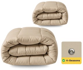 Zelesta Wonderbed Warm Sand - Dekbed zonder overtrek 4 seizoenen – Bij Swiss Sense