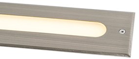 Buitenlamp Moderne grondspot staal 30 cm incl. LED IP65 - Eline Modern IP65 Buitenverlichting