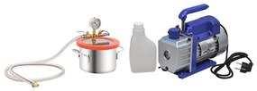 vidaXL Vacuümkamer met 1-traps pomp 3,7 L