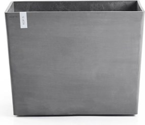 Ecopots plantenbak Paris Wheels 85- Rechthoekig - Grey - 85,2 x 39,5 x H65,8 cm