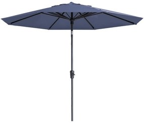 Madison Paros 2 luxe stokparasol - 300 cm. - Safier Blue OP=OP