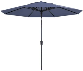 Madison Paros 2 luxe stokparasol - 300 cm. - Safier Blue