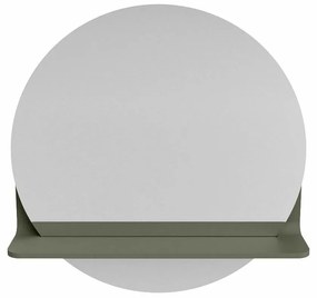 Mondiaz Spot spiegel rond Ø50cm met planchet army