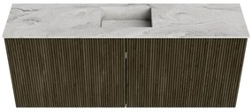 Mondiaz Joya DLux 100cm toiletmeubel shadow met wastafel faye midden 1 kraangat glace