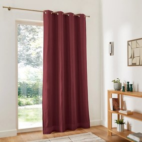 Verduisteringsgordijn in gewassen linnen met oogjes Onega