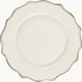 Handbeschilderd dinerbord Scalloped