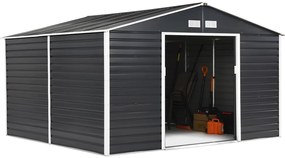 Lahti metalen gereedschapshuis 3,4 x 3,2 m Store Boss antraciet
