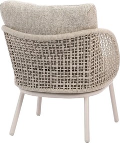 Taste by 4 Seasons Wave low dining tuinstoel Linen LoungestoelTuinstoel   beige weerbestendig